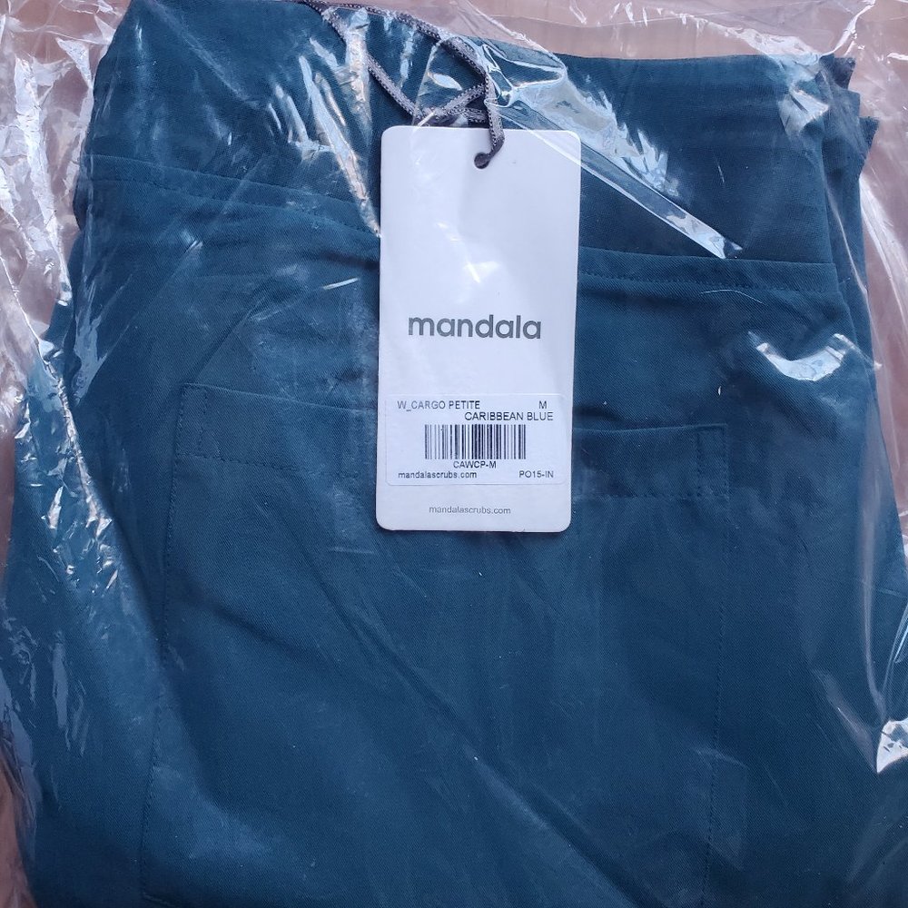 Mandala Caribbean Blue Cargo Pants